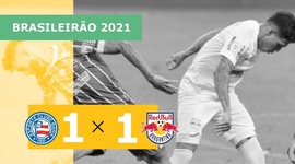 Brasileirão: Bahia 1 - 1 RB Bragantino (2021)