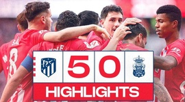 La Liga: Atlético Madrid 5 - 0 Las Palmas (2023-2024)