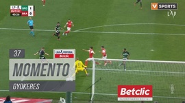 Liga Portugal Betclic: Sporting vs Sp. Braga, Jogada Gyokeres, 37' (2024-2025)