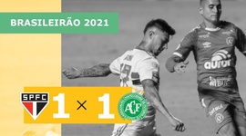 Brasileirão: São Paulo 1 - 1 Chapecoense (2021)