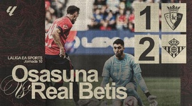 La Liga: Osasuna 1 - 2 Bétis (2024-2025)