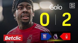 Premier League: Ipswich Town vs Nottingham Forest, Golo 0-2 Elanga (2024-2025)