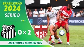 Série B: Santos 0 - 2 CRB (2024)