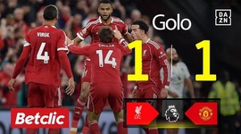 Premier League: Liverpool vs Man Utd, Golo 1-1 Gakpo (2025-2026)