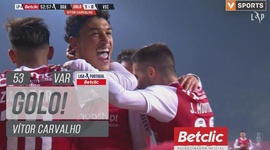Liga Portugal Betclic: Sp. Braga vs V. Guimarães, Golo 1-0 Vítor Carvalho (2023-2024)