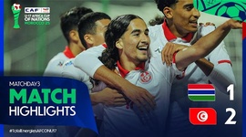 Campeonato Africano Sub-17: Gâmbia 1 - 2 Tunísia (2025)