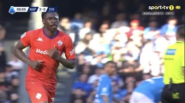 Serie A: Napoli vs Fiorentina, Golo 2-1 A. Guðmundsson (2024-2025)
