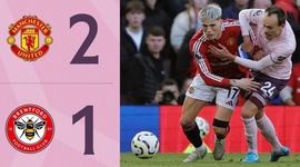 Premier League: Man Utd 2 - 1 Brentford (2024-2025)