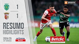 Liga Portugal Betclic: Sporting 1 - 1 Sp. Braga (2024-2025)