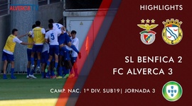 Juniores A S19 I Divisão: Benfica 2 - 3 Alverca (2022-2023)