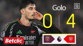 Premier League: West Ham vs Arsenal, Golo 0-4 Havertz (2024-2025)