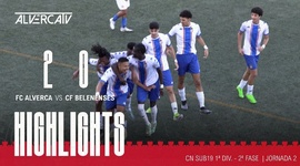 Juniores A S19 I Divisão: Alverca 2 - 0 Belenenses (2023-2024)