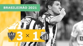 Brasileirão: Atlético-MG 3 - 1 Santos (2021)