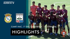 Juniores A S19 I Divisão: Alverca 5 - 0 U. Leiria (2021-2022)