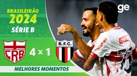 Série B: CRB 4 - 1 Botafogo-SP (2024)