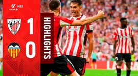 La Liga: Athletic Bilbao 1 - 0 Valência (2024-2025)