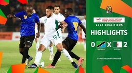 Qualificação CAN: Tanzânia 0 - 2 Argélia (2023)