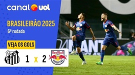 Brasileirão: Santos 1 - 2 RB Bragantino (2025)