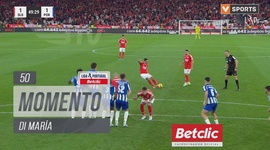 Liga Portugal Betclic: Benfica vs FC Porto, Jogada Di María, 50' (2024-2025)