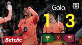 La Liga: Elche vs Barcelona, Golo 1-3 Rashford (2025-2026)