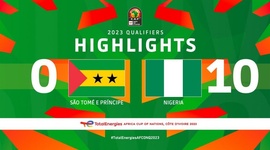 Qualificação CAN: São Tomé Príncipe 0 - 10 Nigéria (2023)