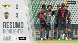 Liga Portugal Bwin: Moreirense 2 - 3 Sp. Braga (2021-2022)