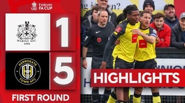 FA Cup: Marine AFC 1 - 5 Harrogate Town (2023-2024)