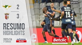 Liga Portugal Betclic: Moreirense 2 - 3 Sp. Braga (2023-2024)