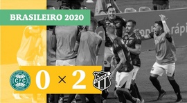 Brasileirão: Coritiba 0 - 2 Ceará (2020)