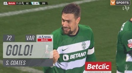 Liga Portugal Betclic: Vizela vs Sporting, Golo 2-4 S. Coates (2023-2024)