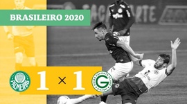 Brasileirão: Palmeiras 1 - 1 Goiás (2020)