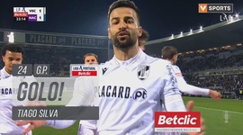 Liga Portugal Betclic: V. Guimarães vs Nacional, Golo 1-1 Tiago Silva (g.p.) (2024-2025)