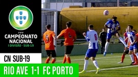 Juniores A S19 I Divisão: Rio Ave 1 - 1 FC Porto (2019-2020)