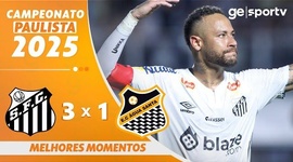 Campeonato Paulista: Santos 3 - 1 Água Santa (2025)