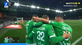 Ligue 1: Saint-Étienne vs PSG, Golo 1-0 L. Sassin (2024-2025)