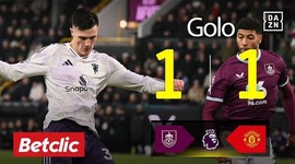 Premier League: Burnley vs Man Utd, Golo 1-0 Šeško (2025-2026)