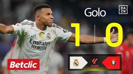 La Liga: Real Madrid vs Osasuna, Golo 1-0 Mbappé (2025-2026)
