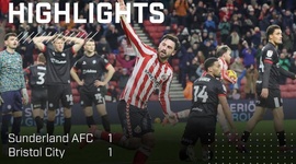 Championship: Sunderland 1 - 1 Bristol City (2024-2025)