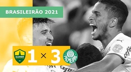 Brasileirão: Cuiabá 1 - 3 Palmeiras (2021)