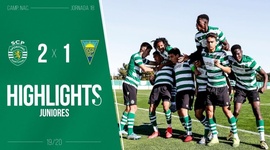 Juniores A S19 I Divisão: Sporting 2 - 1 Estoril (2019-2020)
