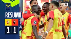 Ligue 1: Lens 1 - 1 Rennes (2023-2024)