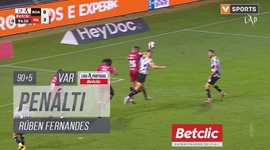 Liga Portugal Betclic: Boavista vs Gil Vicente, Penálti Rúben Fernandes (VAR), 95' (2024-2025)