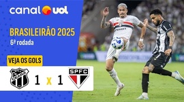 Brasileirão: Ceará 1 - 1 São Paulo (2025)