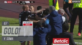 Liga Portugal Betclic: Casa Pia vs Desp. Chaves, Golo 2-1 Y. Soma (2023-2024)