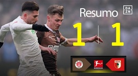 Bundesliga: FC St. Pauli 1 - 1 FC Augsburg (2024-2025)