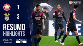 Liga Portugal 2 Meu Super: U. Leiria 1 - 3 Benfica B (2024-2025)