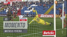 Liga Portugal Betclic: Santa Clara vs Farense, Jogada Matheus Pereira, 85' (2024-2025)