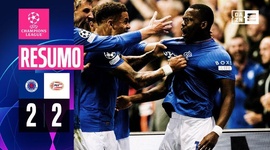 Liga Campeões: Rangers 2 - 2 PSV (2023-2024)