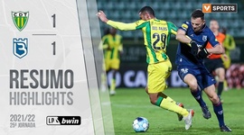 Liga Portugal Bwin: Tondela 1 - 1 B SAD (2021-2022)