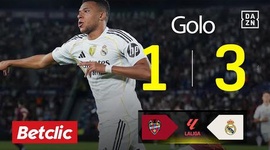 La Liga: Levante vs Real Madrid, Golo 1-3 Mbappé (2025-2026)